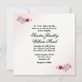 バレンタイン結婚式招待状 招待状 (正面)