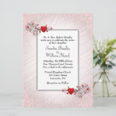 バレンタイン結婚式招待状 招待状 (スタンド正面)