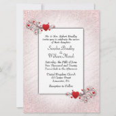 バレンタイン結婚式招待状 招待状 (正面)