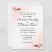 バレンタイン結婚式招待状 招待状 (正面)