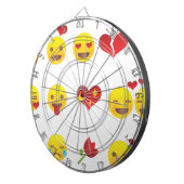 バレンタイン絵文字 ダーツボード (正面右)