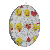 バレンタイン絵文字 ダーツボード (正面左)