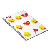 バレンタイン絵文字 ノートブック (右側)