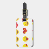 バレンタイン絵文字 ラゲッジタグ (正面縦)