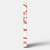 バレンタイン色彩の鮮やかなXOXO Case-Mate iPhoneケース (裏面 / 左)