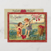 バレンタイン葉書へ シーズンポストカード (正面/裏面)