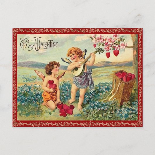 バレンタイン葉書へ シーズンポストカード (正面)