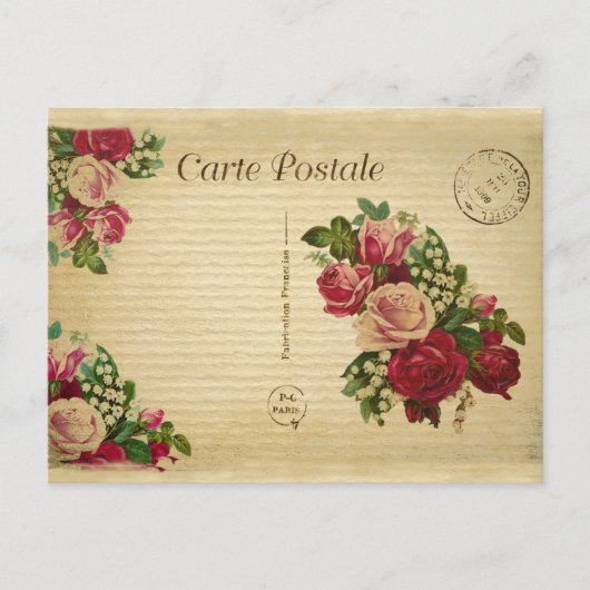 バレンタイン葉書パリ1909 ポストカード (正面)