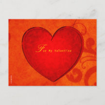 バレンタイン葉書