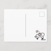 バレンタイン葉書 ポストカード (裏面)