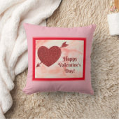 バレンタイン装飾用クッション クッション (ブランケット)