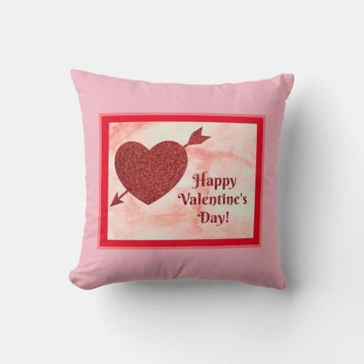 バレンタイン装飾用クッション クッション (正面)