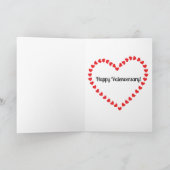 バレンタイン記念日カード シーズンカード (内部)