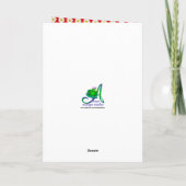 バレンタイン誕生日のおばあさん シーズンカード (裏面)