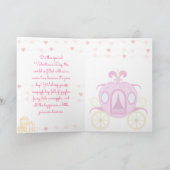 バレンタイン誕生日カード – プリンセス サンキューカード (内部)