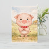 バレンタイン豚 シーズンカード (スタンド正面)