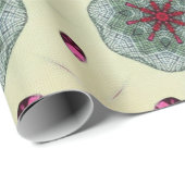 バレンタイン赤いハートロマンス抽象芸術パターン11 ラッピングペーパー (ロールコーナー)