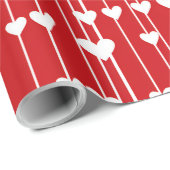 バレンタイン赤白ラブミニマリス ラッピングペーパー (ロールコーナー)