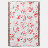 バレンタイン迷路 スローブランケット (正面縦)