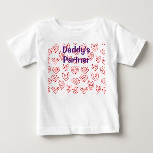 バレンタイン迷路 ベビーTシャツ (正面)