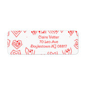 バレンタイン迷路 ラベル (正面)