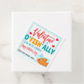 バレンタイン金魚ギフトラベル フェイバータグ (インサイチュ)