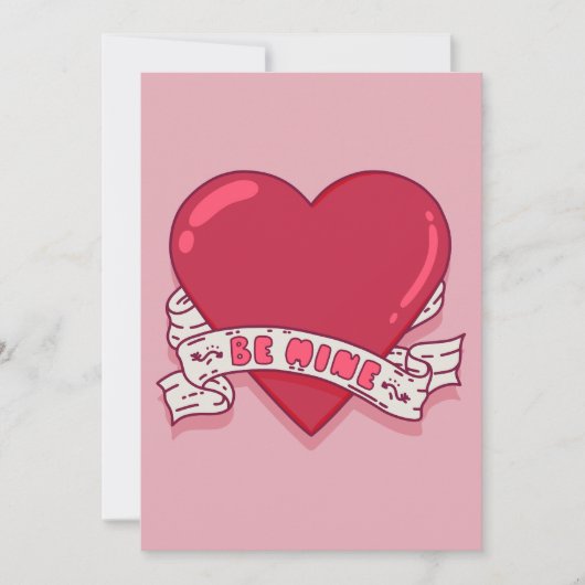 バレンタイン限定「愛してる」フラットノートカード シーズンカード (正面)