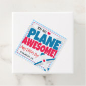 バレンタイン飛行機ギフトラベル フェイバータグ (インサイチュ)