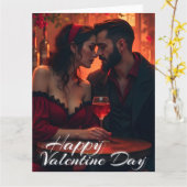 バレンタイン魔法とロマンチックな一体感 カード (黄色い花)