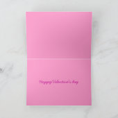 バレンタイン1抽象芸術アートバレンタインデーのカード シーズンカード (内部)