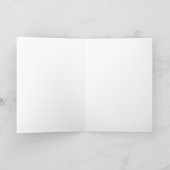 バレンタイン2月のお祝い Xoxoxo カード (内部)