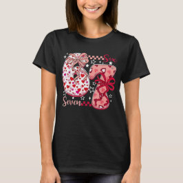 バレンタイン67 シックス セブン 6 7 ミーム バレンタインデー ギフト レディース Tシャツ