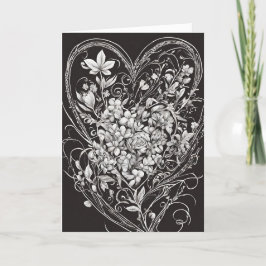 バレンタイン8ハート、バレンタインデー、AI生成、 サンキューカード