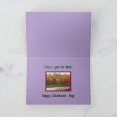 「バレンタイン/あなたは私の世界を彩る」 カード (内部)