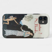 バレンタイン? いいえ、ありがとう / レトロ アンチバレンタインデー Case-Mate iPhoneケース (裏面(横))