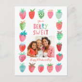 バレンタイン |いちご |はがき シーズンポストカード (正面)