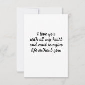 バレンタイン かわいいドラゴン カード (裏面)