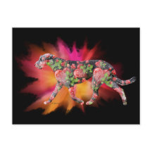 バレンタイン・アイリッシュ・ウルフハウンドの色のスプラッシュ