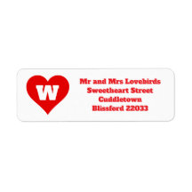 バレンタイン アドレス ラベル