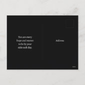 バレンタイン/アニバーサリードッググリーティングポストカード シーズンポストカード (裏面)