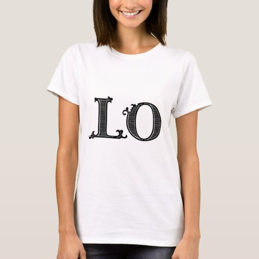 バレンタイン カップル LOVE Tシャツ (正面)