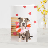 バレンタイン カード (黄色い花)