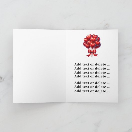 バレンタイン カード (内部)