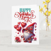 バレンタイン カード (黄色い花)