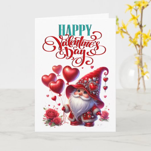 バレンタイン カード (黄色い花)