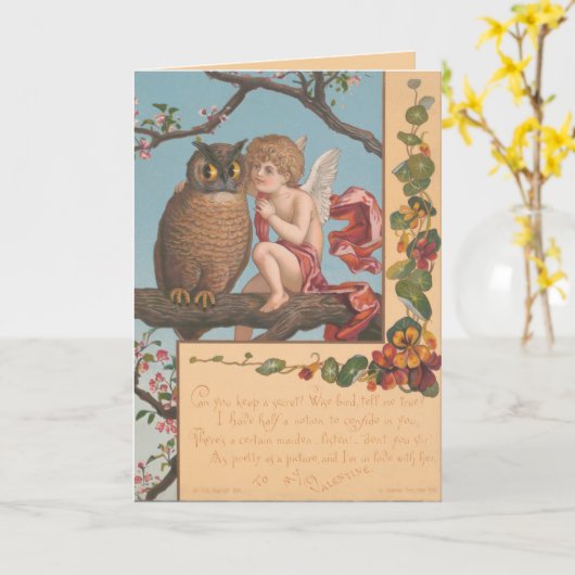 バレンタイン カード (黄色い花)