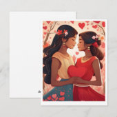 バレンタイン カード (正面/裏面)