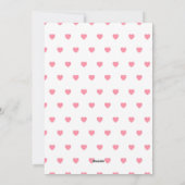 バレンタイン　ガラス瓶入　ロマンティックピンクハートキャンディ シーズンカード (裏面)