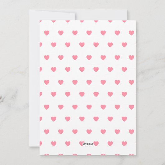 バレンタイン ガラス瓶入 ロマンティックピンクハートキャンディ シーズンカード (裏面)