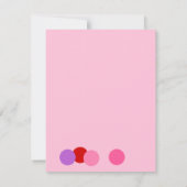 バレンタイン・ガンボール・マシン 招待状 (裏面)